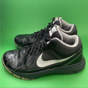 Nike Overplay VIII NBA Basketball Shoes Black Carbon 637382-015 mens size 10.5